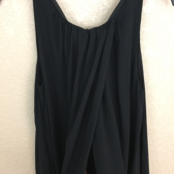 SALE
 Premise Dress Small Black Chiffon Flow Dress H30 - Picture 7 of 8